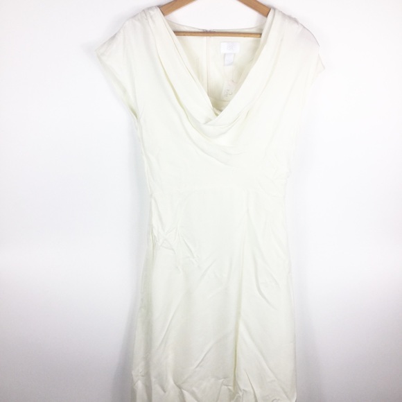 cowl neck silk maxi dress
